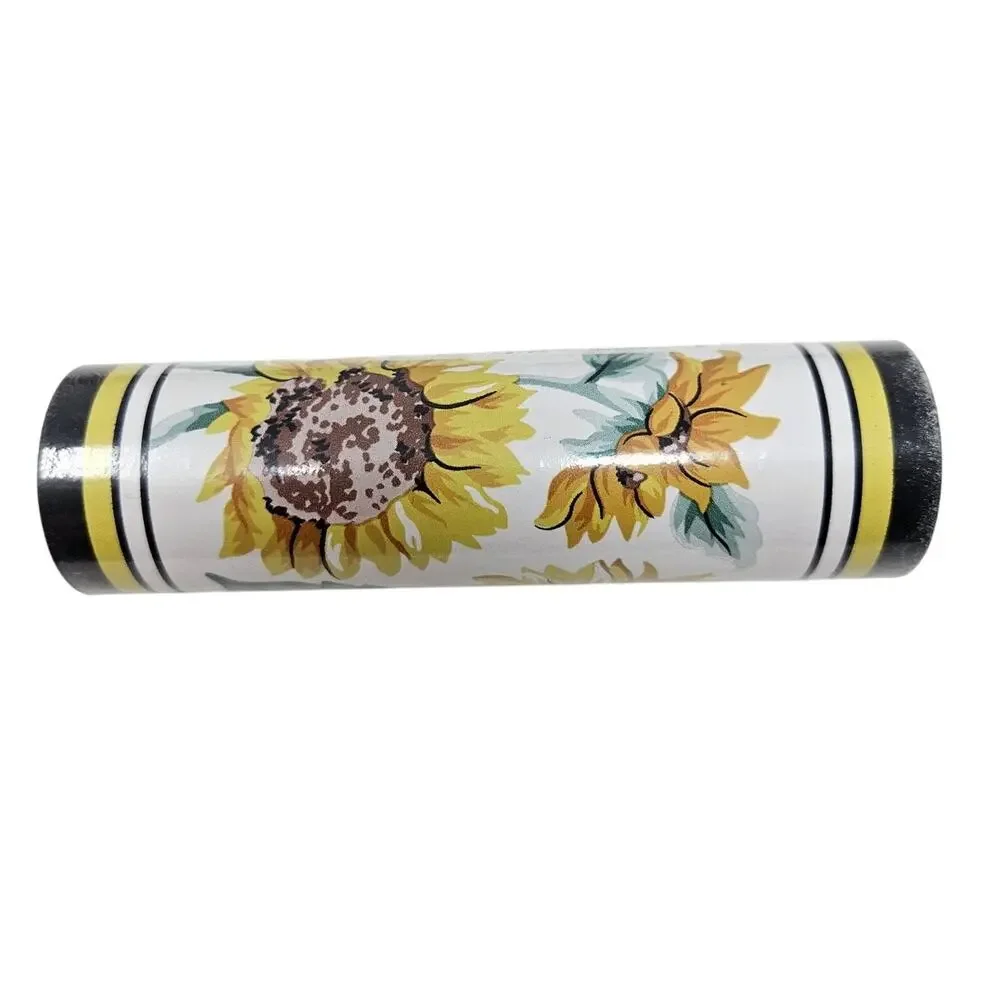 Vintage 90s Borden Inc Sunflower Prepasted Wallpaper Border Strippable Washable